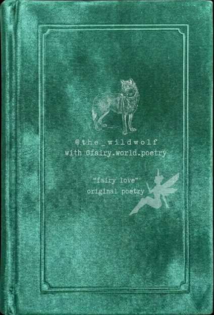 "fairy love" - a collaborative love story · @the_wildwolf with @fairy.world.poetry